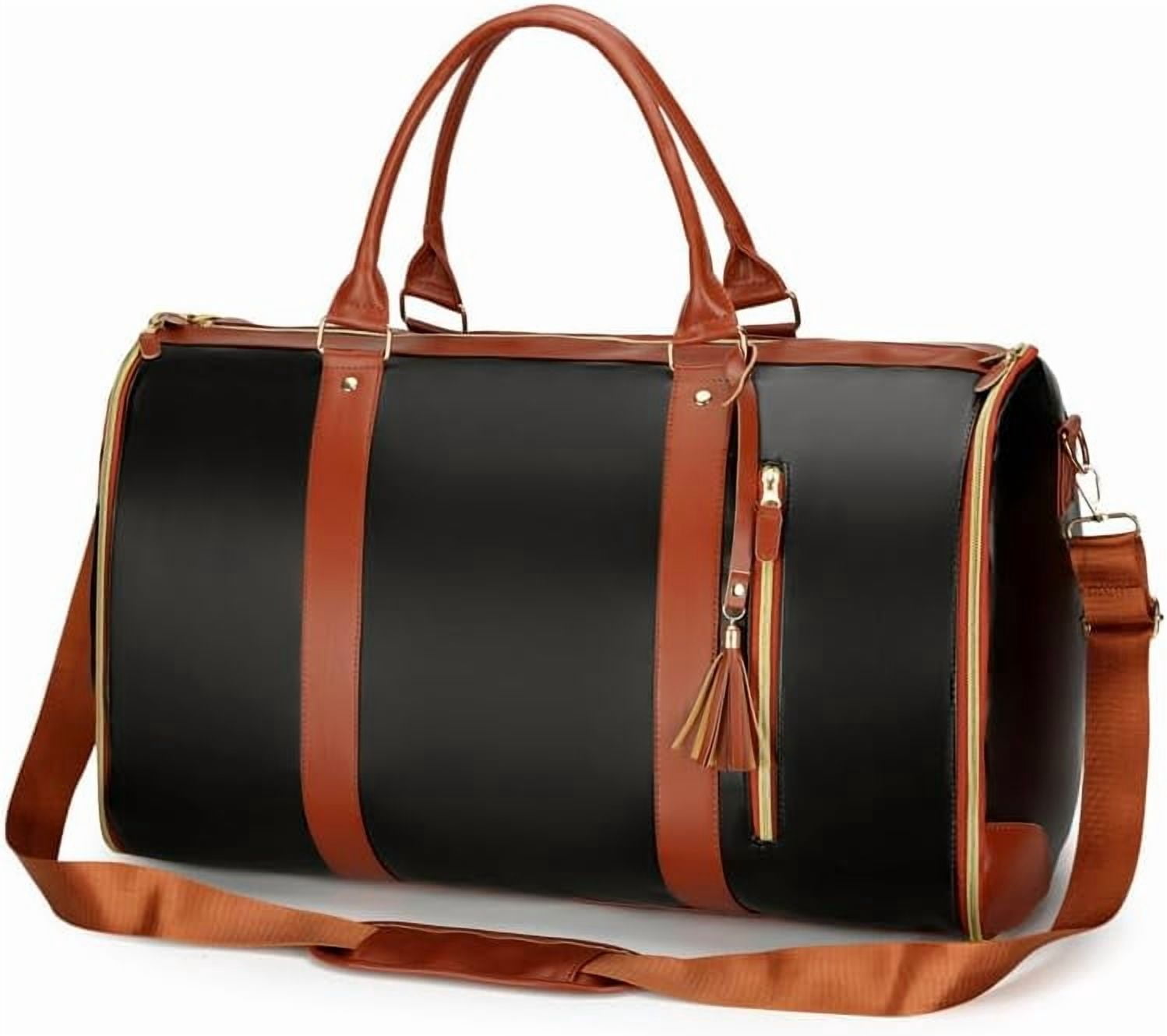 Travel Bag with Wheels Compact Carry On Duffel with Compartments Water Resistant Weekender Luggage for Business and Leisure Trips
