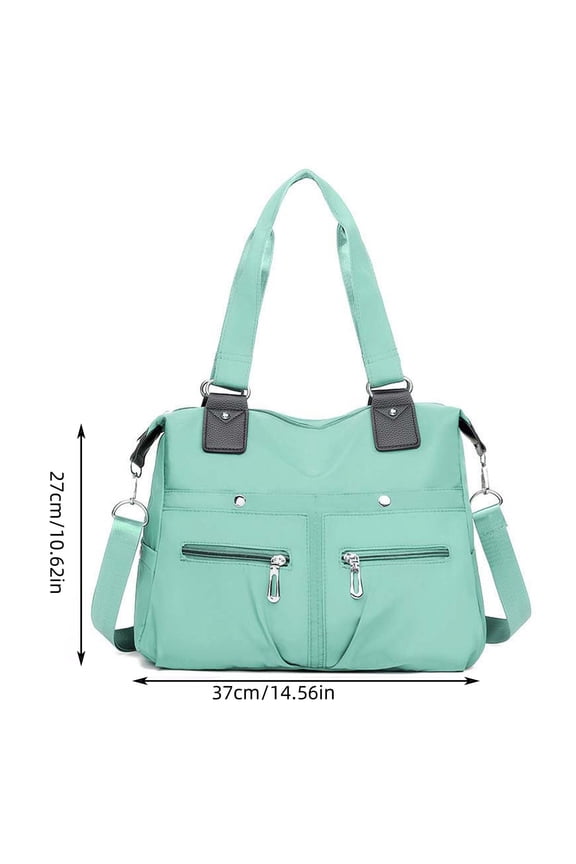 Travel Bags Organizer for Luggage - Large Capacity Nylon Shoulder Backpack with Laptop Compartment, Foldable and Water-Repellent