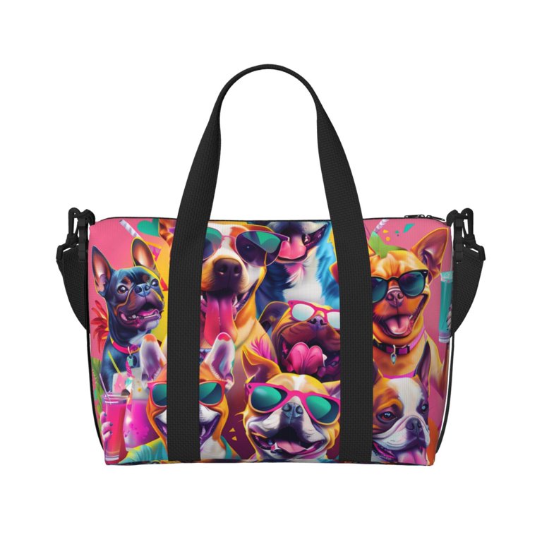 Travel Bags for Women Men - Cool French Bulldog No.101 Duffle Bag 