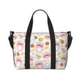 Travel Bags for Women Men Cute Pig Radish Tomato Corn Duffle Bag for