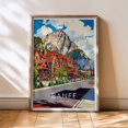 Travel Banff Canada Banff Retro North America Banff Mountain Poster ...