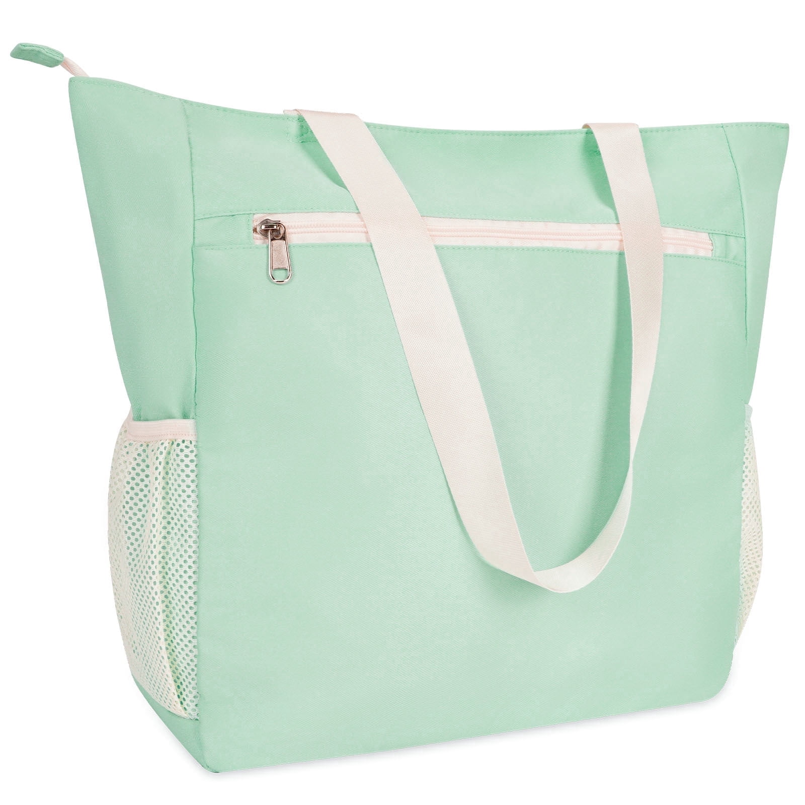 Travel Beach Tote Bag Large Capacity Shoulder Handbag with Multi Pockets  Water-resistant for Seaside Shopping Casual for Women, Purple - Walmart.com