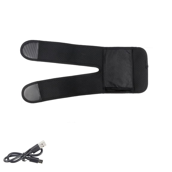 Travel Bed For S, Usb Heated Knee Brace With Compression - 3 Heat Settings Quick Heating Via Usb, Adjustable Straps, One-Size-Fits-All, Versatile For Multiple Joints - Men,