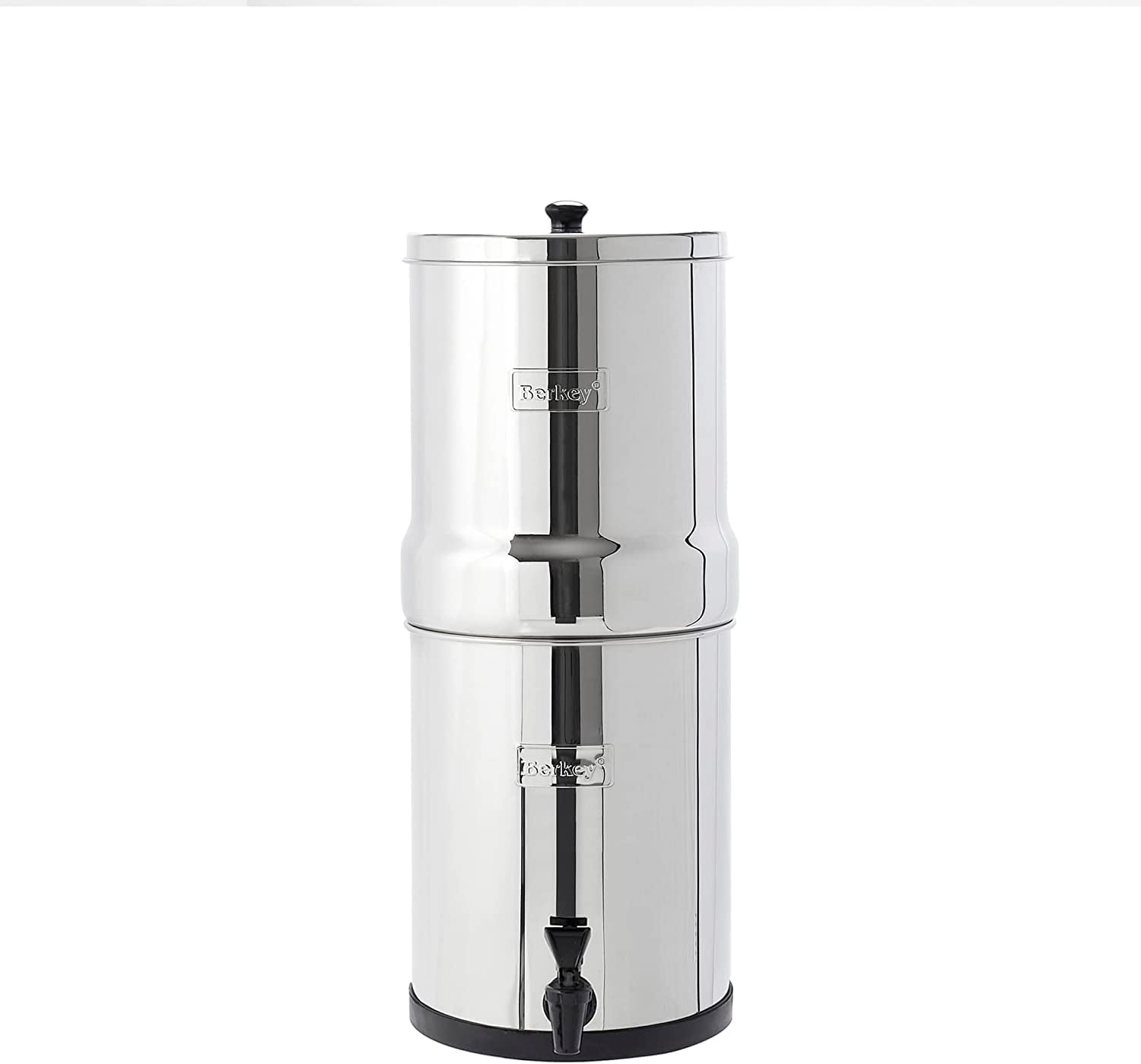Travel Berkey GravityFed Water Filter with 2 Black Berkey ElementsEnjoy Potable Water While