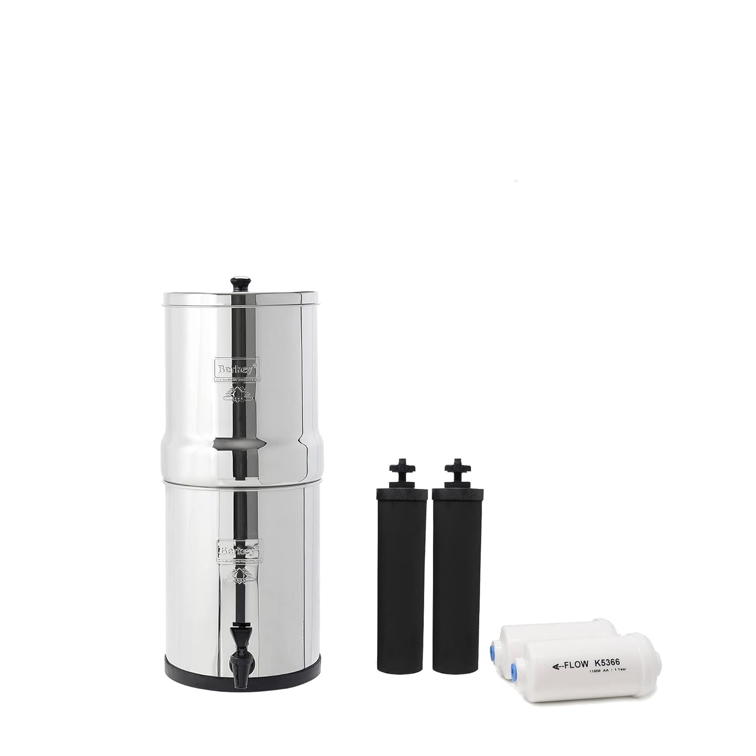 トラベル用 Berkey 1.5 ガロン 本体のみ　フィルターなし Buy The Travel Berkey Water Filter System Without Filters - USA