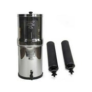 Travel Berkey Stainless Steel Water Filtration System with 2 Black Filters