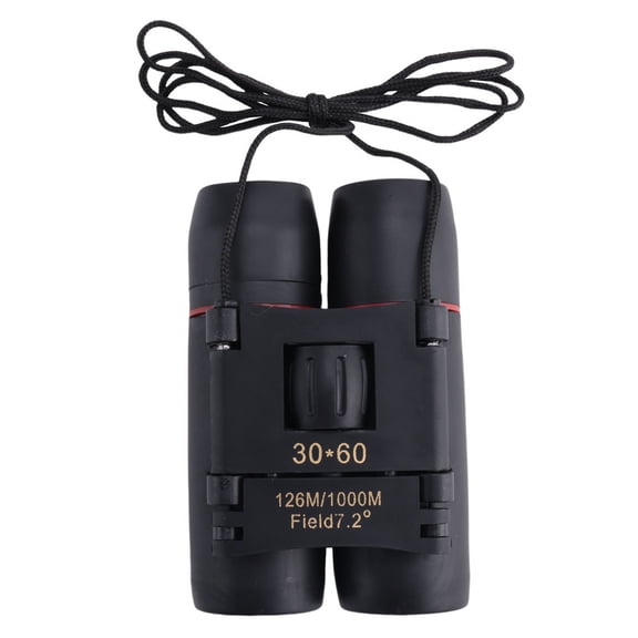 Travel Binoculars 30x60 126m/1000m FOV, Plastic Optics for Bird Watching, Outdoor Sightseeing