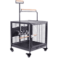 thumbnail image 1 of Travel Bird Cage, Easy to wheel or carry. castor wheels included, 1 of 6