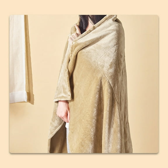 Travel Blanket - USB Flannel Blanket Heating Low Voltage Mattress Non Leakage Blanket Third Gear Temperature Regulation 140x80cm