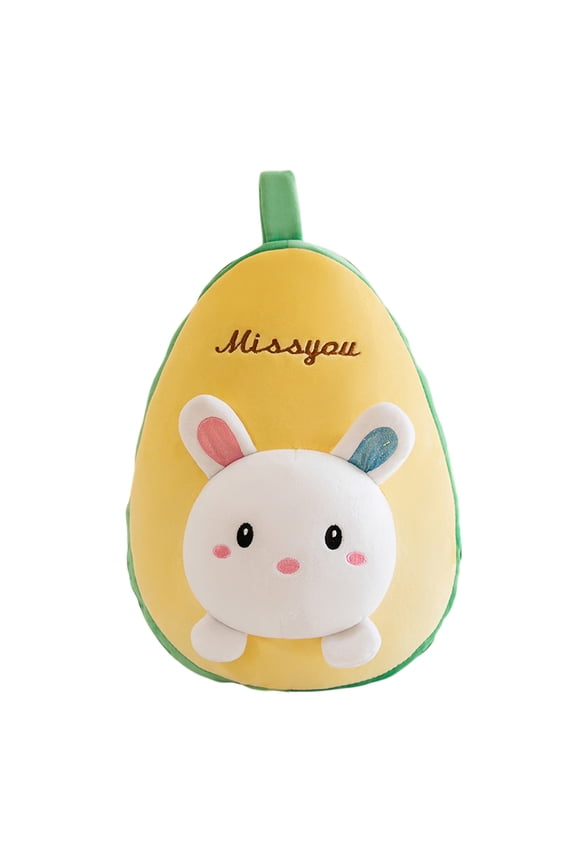 Travel Blanket and Pillow Set, 2 In 1 Avocado Shape Travel Blanket, Portable Sofa Throw Pillow, Traveling Accessories for Car, Airplane