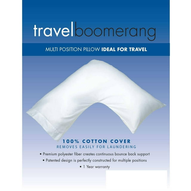 Travel Boomerang Pillow