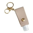 thumbnail image 1 of Travel Bottle And Keychain Holder Refillable Empty Bottles for Hand Sanitizer, Portable Leakproof Pu Purse Clip Carrier for office Office Gym, Outdoor Pocket Size , 1X Key Bag, 1X Empty Bottle, 1 of 2