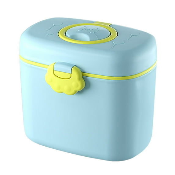 Formula Dispenser Container with Portable Snack Storage Racks and Included Spoons for Feeding