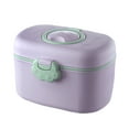 thumbnail image 1 of Formula Dispenser Travel Container with Handles and Spoons Portable Snack Storage for Baby Outdoor Activities, 1 of 3