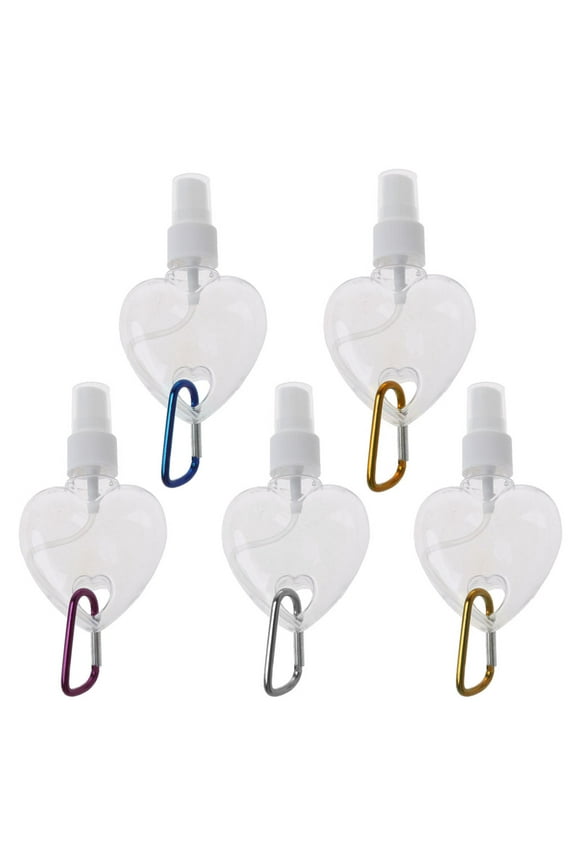 Travel Bottles Keychain,Portable Empty Hand Sanitizer Refillable Spray Bottle