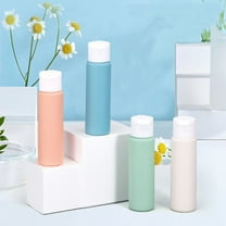 Travel Bottles Leak Proof 50ml Refillable Squeeze Containers | Flip Cap Easy Fill Wide-Mouth | Plastic for Lotion Shampoo Cosmetics Toiletries | Fresh Color Assortment | Compact & Reusable