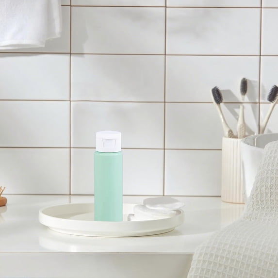 Travel Bottles Leak Proof Refillable Containers Easy Fill Flip Caps Plastic Squeeze Design for Toiletries Shampoo Cosmetics Perfect for Travel Gym Office Outdoor Use