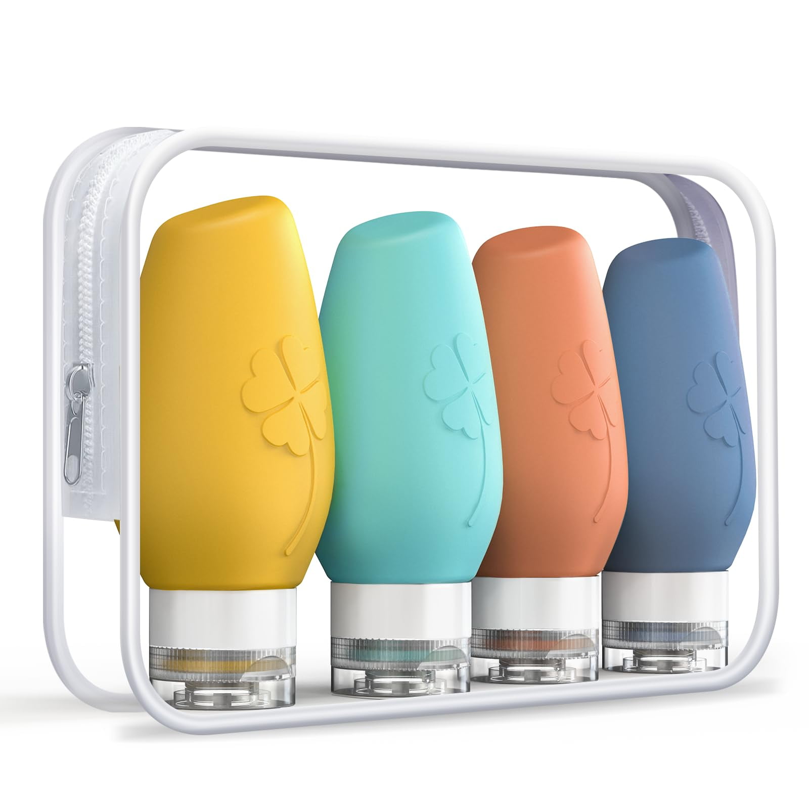 Travel Bottles for Toiletries, 3 oz TSA Approved Travel Containers Leak