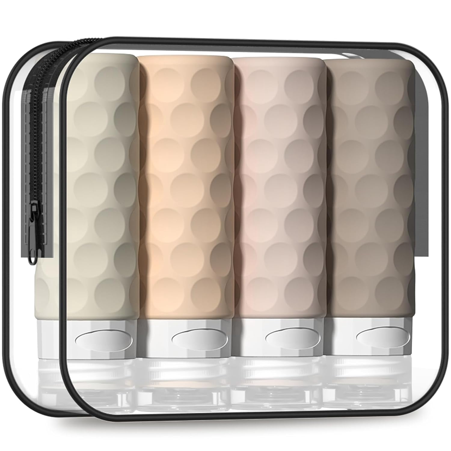 Travel Bottles for Toiletries, 4pcs Tsa Approved 3oz Travel Size ...