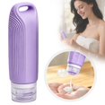 thumbnail image 1 of Travel Bottles for Toiletries,Leak Proof Refillable Squeezable Containers,Silicone Travel Lotion Dispenser,Liquid Silicone Squeezable Travel Storage Holder,Slim Lightweight Bottle for Toiletry, 1 of 4