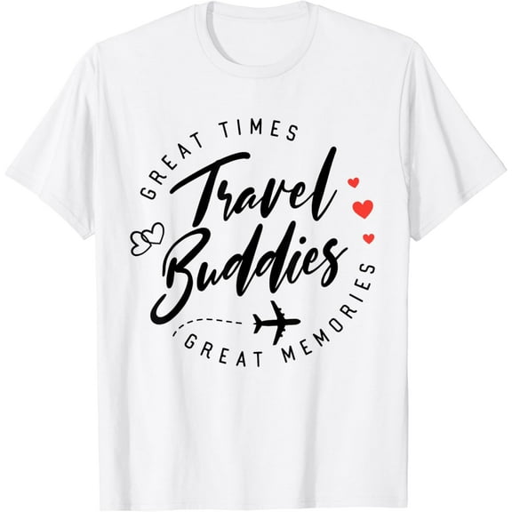Travel Buddies Besties Trip Girls Trip Summer Vacation T-Shirt Unisex S-5XL Hot Trending Shirt, Vintage Birthday Gift
