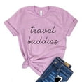 thumbnail image 1 of Travel Buddies T-shirt Women's Camper Top Adventure Tee Wanderer Shirt Nature Lover Gift Hiking Shirts Vacation Tshirt, 1 of 3