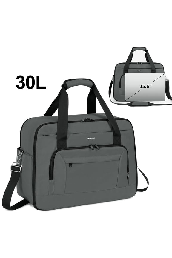 Travel Business Tote Duffel Bags for Spirit Airlines Multi-Pocket Personal Item Bag 18x14x8 with Wet Pocket for Laptop Travel Essentials Weekender 30L