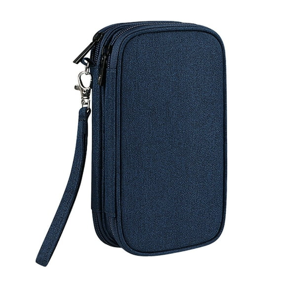 Travel Cable Organizer Bag Pouch Electronic Accessories Carry Case Portable Waterproof Double Layers All-in-One Storage for Cord, Charger, Phone, Earphone