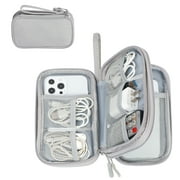 Travel Cable Organizer,WWW Electronics Accessories Cases, All-in-One Storage Bag USB Data Cable,Earphone Wire,Power Bank