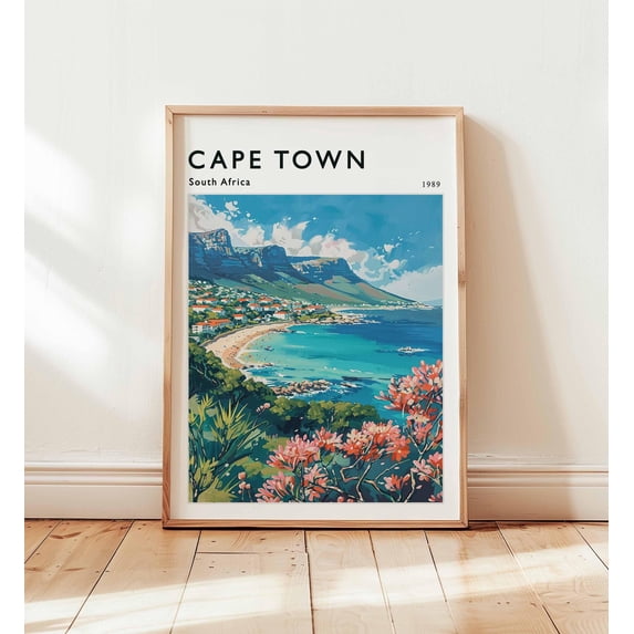 Travel Cape Town Table Mountain South Africa Poster , Poster Print Only ...