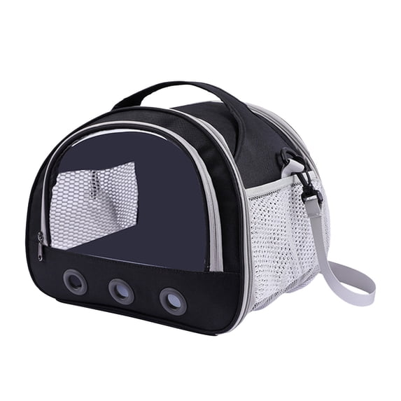 Travel Carrier for Small Parrots and Small Pets – Portable Foldable Bird Cage with Breathable Mesh, Insulation, Secure Enclosure, Lightweight Design, and Adjustable Shoulder Strap