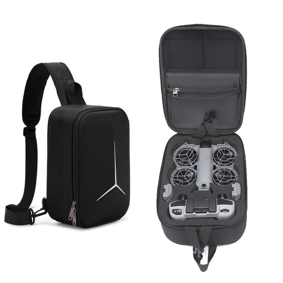 Travel Carring Case For DJI NEO 2 Backpack, Messenger Chest Portable Storage Shoulder Bag for NEO 2 Drone, RC-N3 Remote Controller, Battery Charging Hub and Accessories