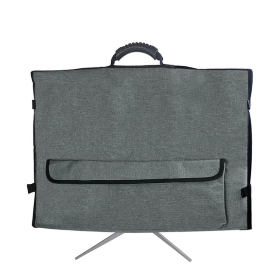 Travel Carrying Bag Compatible with 27" Desktop Computer, Protective Storage Case Monitor Dust Cover Compatible with 27" Screen and Accessories, Gray