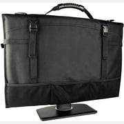 Travel Carrying Case for 24 iMac Desktop Computer, Protective Storage Bag for Monitors Dust Cover with Handle for 24 inch iMac Screen and Accessories, Black