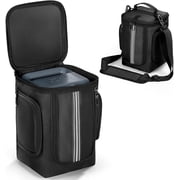 Travel Carrying Case for Anker Solix C300, Padded Storage Bag with Adjustable Strap, Back Pocket & Ventilation for Camping Travel Emergency