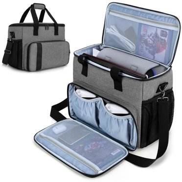 Trunab Gaming Console Carrying Bag - Compatible With PS5, PS4, Xbox One, Holds 15.6" Laptop & Accessories