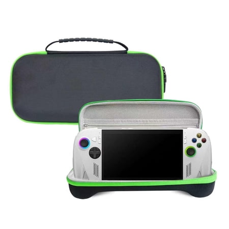 Travel Carrying Case for ROG XBOX Ally/ROG XBOX Ally X, Portable Storage Bag High-density Oxford Cloth+EVA Hard Shell Protective Cover Shockproof Game Console Case Organizer