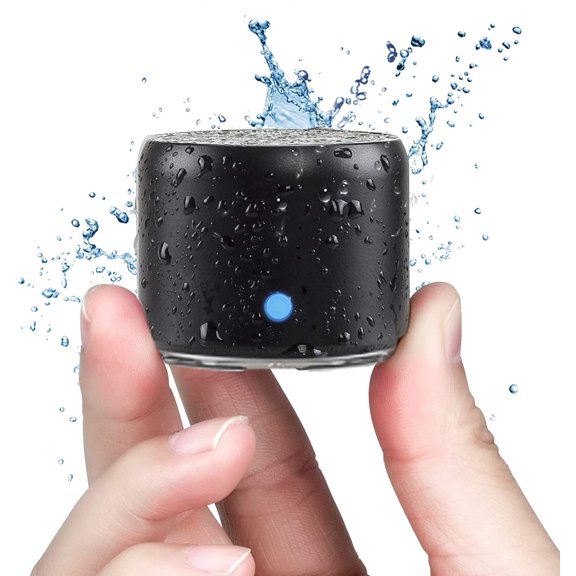 Travel Case Packed, EWA A106 Pro Portable Bluetooth Speaker with Custom Bass Radiator, Brief Design, IP67 Waterproof, Perfect Mini Speaker for Shower, Room, Bike, Car