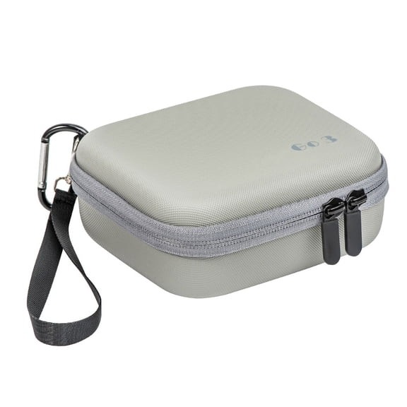 Travel Case Protective Carrying Case Storage Bag Pouch High-density Zipper Storage Bag for GO3 Camera with Carabiner