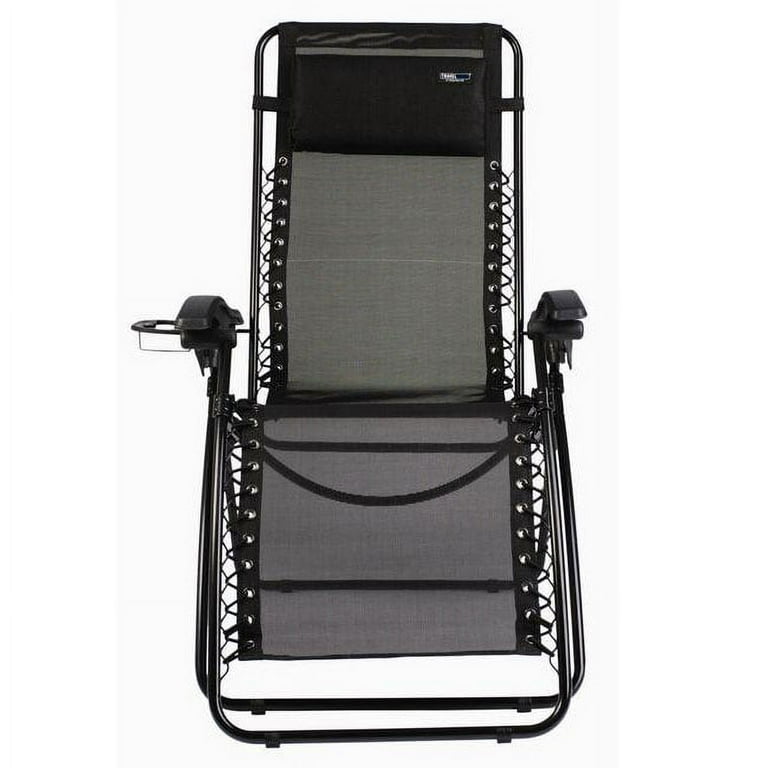 Travel Chair Lounge Lizard Model - Black - Walmart.com