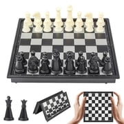 Travel Chess Set Magnetic Portable Folding Board - Small Mini Pocket Chess Set X-Small / 5.9 Inch