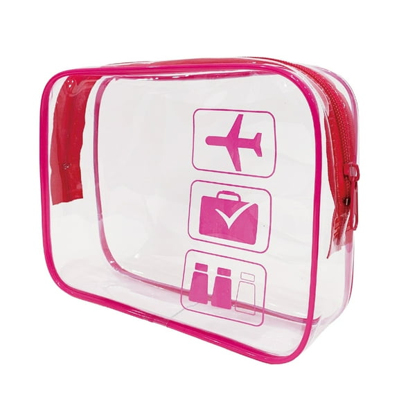 Travel Clear Travel Toiletry Bag Approved Liquids Bag Transparent Cosmetic Bag for Makeup