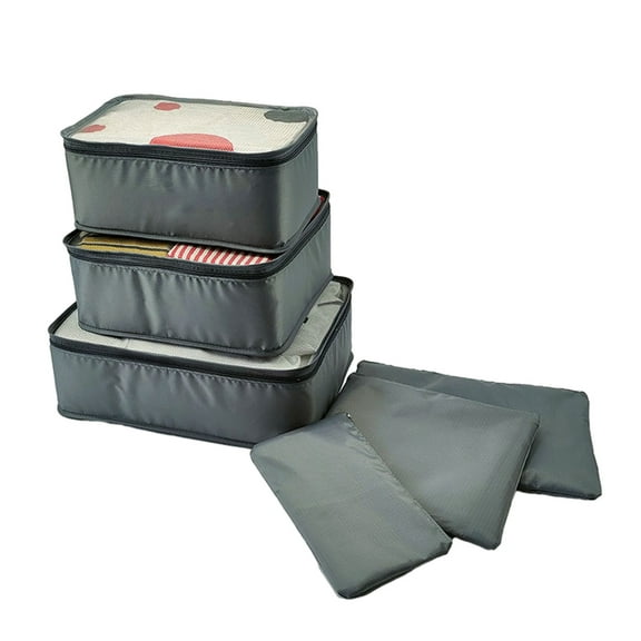 Travel Clothing Organizer Bags Set – Large Capacity Mesh and Flat Pouch Storage Containers for Luggage, Packing, and Travel Accessories, Keep Your Items Organized and Wrinkle-Free