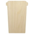 thumbnail image 1 of Travel Coffee Cup Mug Solid Wood Shape Unfinished Piece Cutout Craft DIY Projects - 4.70 Inch Size - 1/4 Inch Thick, 1 of 7