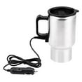 thumbnail image 1 of Travel Coffee Heated Mug 450Ml Car Based Heating Stainless Steel Cup Kettle 12V, 1 of 10