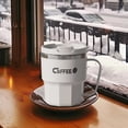 thumbnail image 1 of Travel Coffee Tumbler 14.08 oz, Stainless Steel Mug with Lid, Insulated Cup for Water, Tea, Hot and Cold Drinks Double Wall Vacuum Wine Cups Lids Straws Set Coffee, Wine, Cocktails, 1 of 6