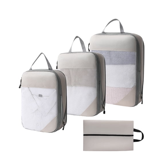 Travel Compression Storage Bag Four Piece Set Luggage Organizer Bag Complete Set Waterproof Clothing Storage Bag