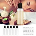 thumbnail image 1 of Travel Containers Set for Toiletries Includes Cosmetic Bottles with Labels for Effortless Organization for Makeup Durable 100ml Capacity and PET Material 5PCS, 1 of 6