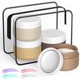 thumbnail image 1 of Travel Containers for Toiletries, TSA Approved Travel Size Containers, 1.5 oz Silicone Cream Jars, BPA Free, Leak-proof Travel Jars for Cream, Lotion (Coffee), 1 of 11
