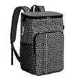thumbnail image 1 of Travel Cooler Bag - Black Dog Paw Footprint Bone Camping Beer Cooler Backpack with Bottle Opener- Waterproof Insulated Picnic Backpacks - Cooler Bag for Beach, 1 of 6